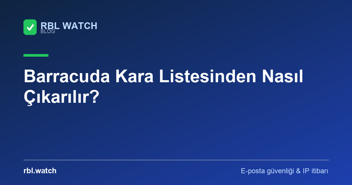 RBL Watch blog görseli — e-posta güvenliği ve IP kara liste