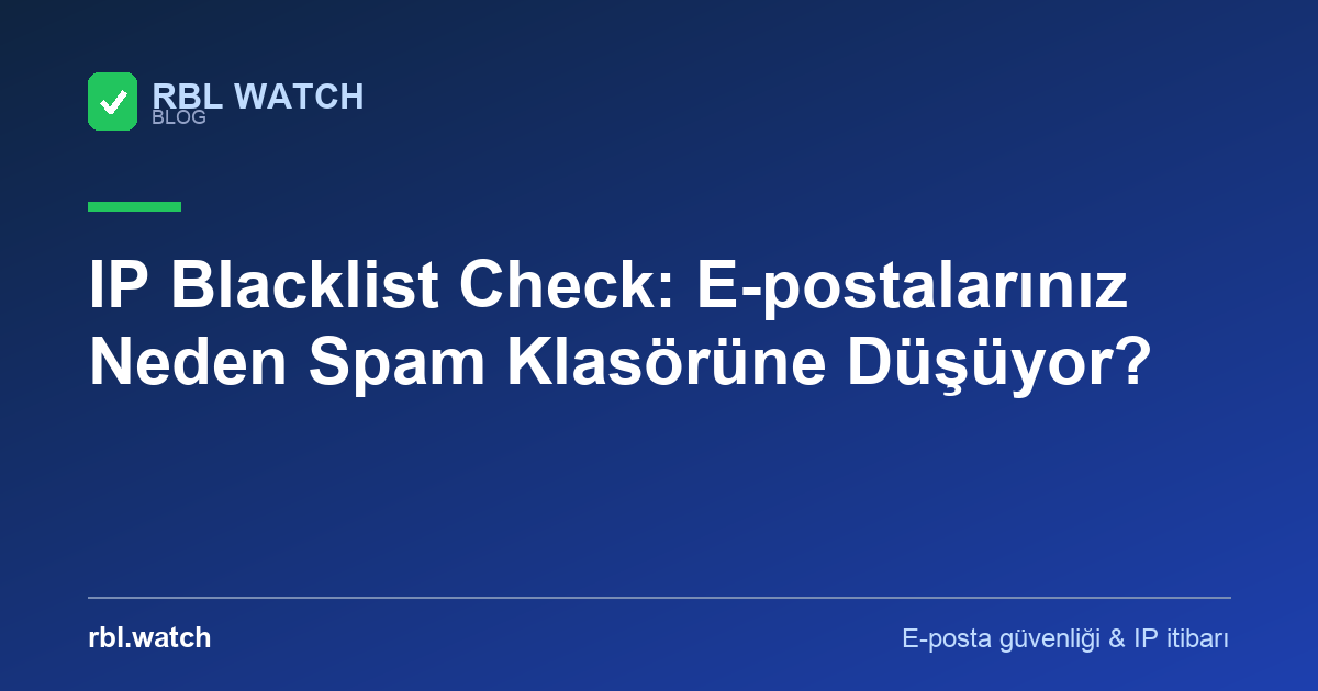 RBL Watch blog görseli — e-posta güvenliği ve IP kara liste