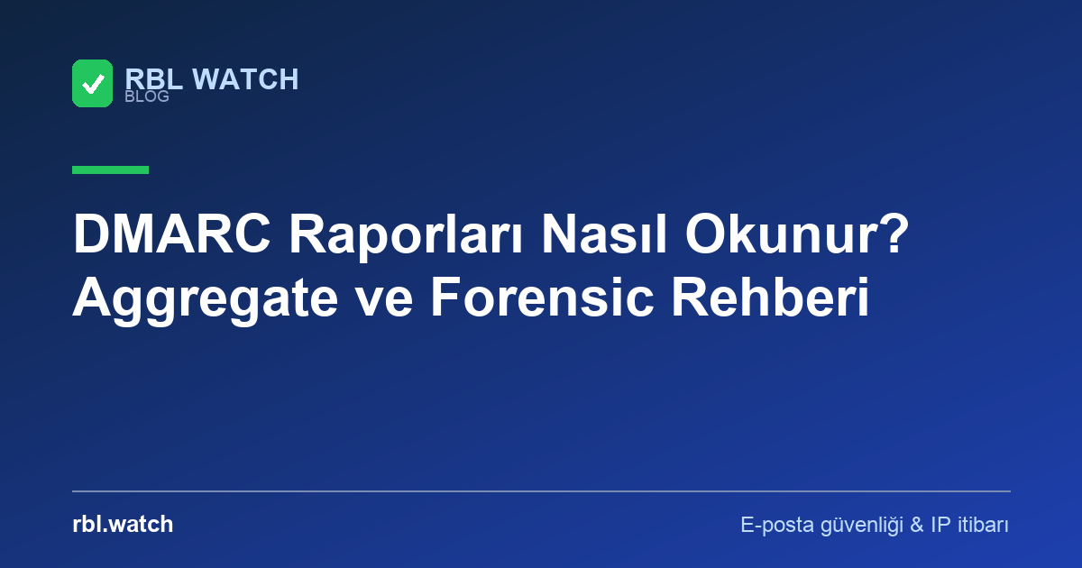 RBL Watch blog görseli — e-posta güvenliği ve IP kara liste