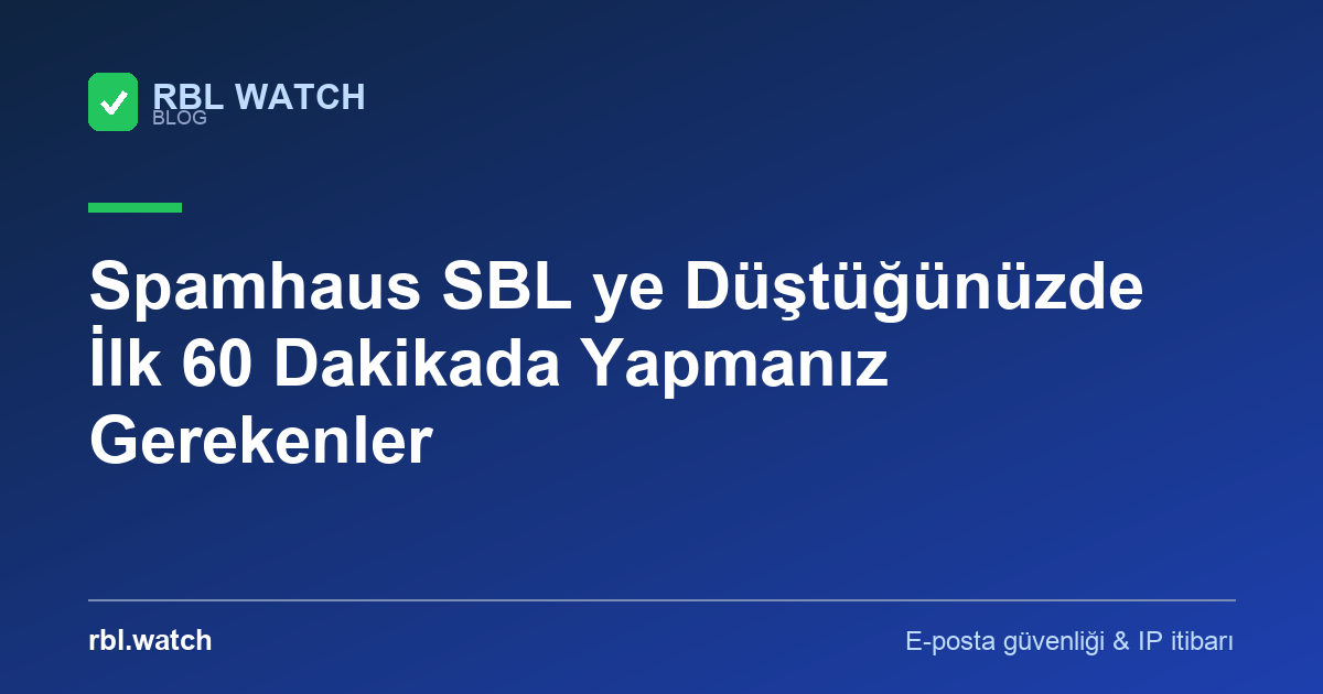 RBL Watch blog görseli — e-posta güvenliği ve IP kara liste